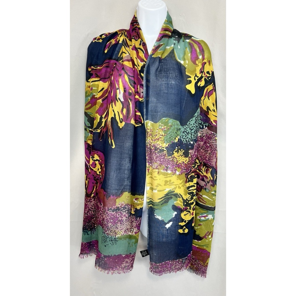 Unbranded Women's Scarf Wrap Multicolor 62"x 21"‎ Beach Casual